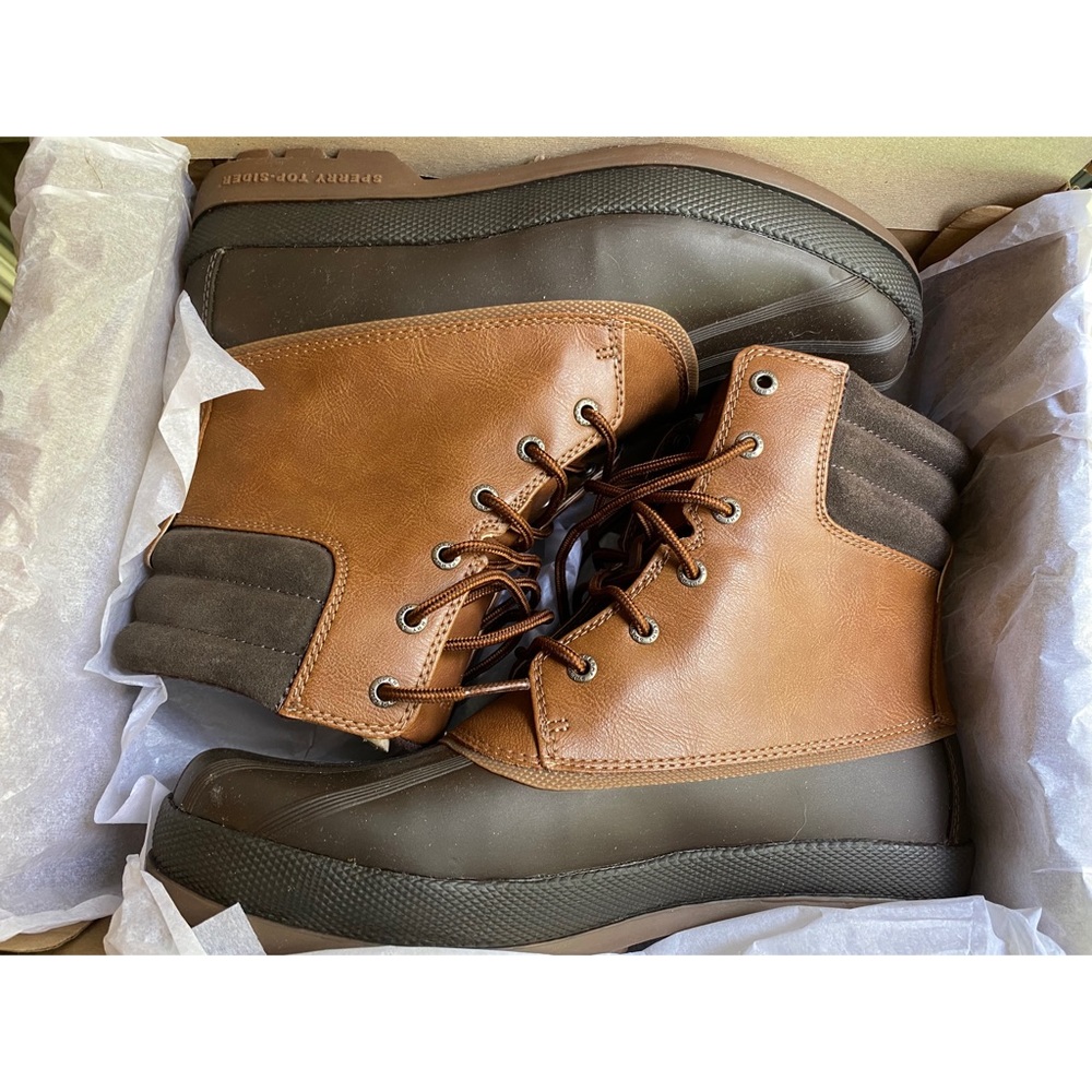 ✨NIB✨ Sperry Men’s Cold Bay Duck Boots Sz 10 - Picture 3 of 11